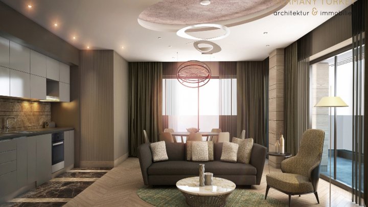 Residence mit 413 private Apartments und 200 Hotelzimmer