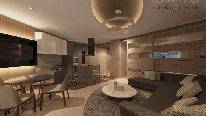Residence mit 413 private Apartments und 200 Hotelzimmer