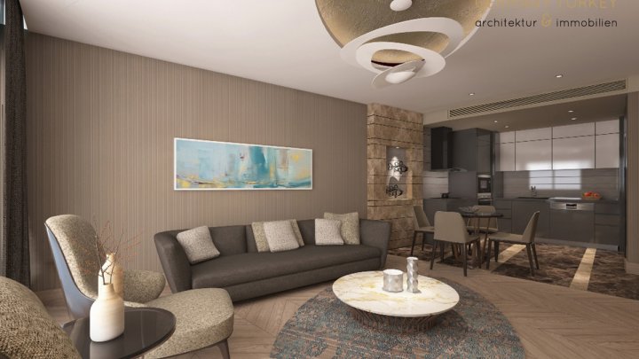 Residence mit 413 private Apartments und 200 Hotelzimmer