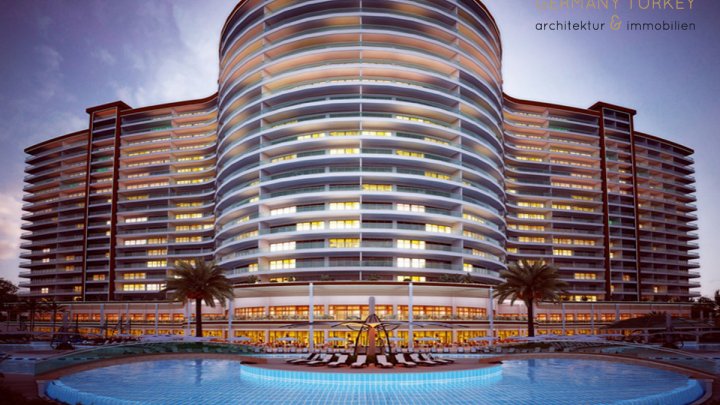 Residence mit 413 private Apartments und 200 Hotelzimmer