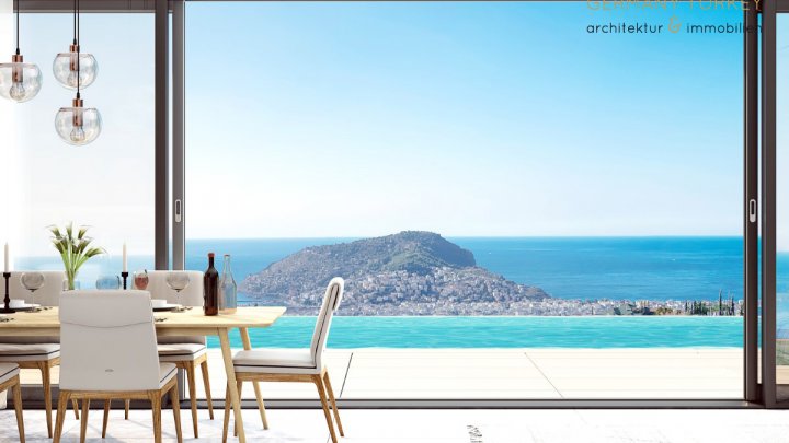 Villen mit extravagantem Design