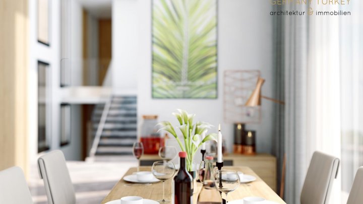 Villen mit extravagantem Design