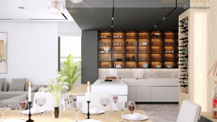 Villen mit extravagantem Design