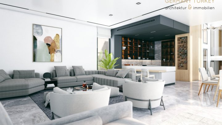 Villen mit extravagantem Design