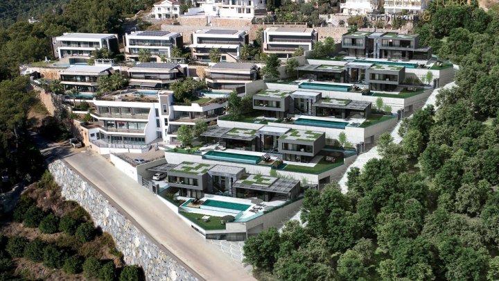 Villen mit extravagantem Design