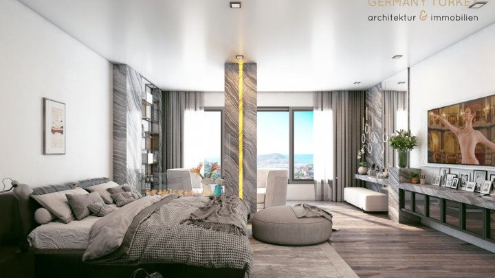 Villen mit extravagantem Design