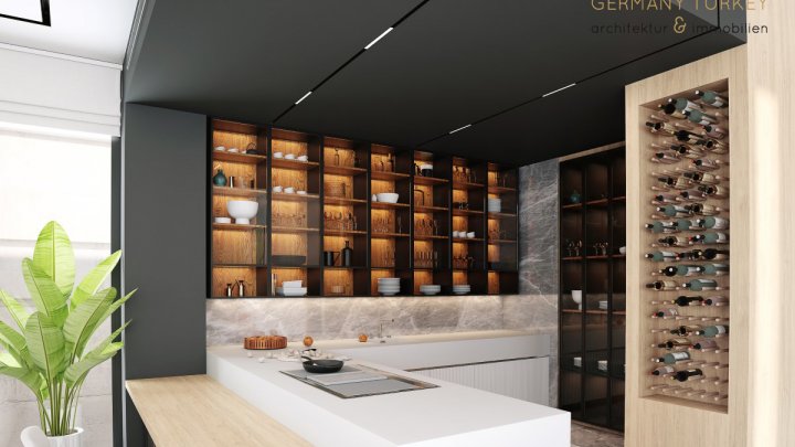 Villen mit extravagantem Design