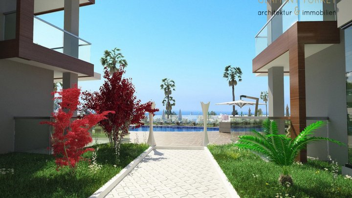 Exklusive Neubauwohnanlage nah zum Meer und mit traumhaften Blick in Kestel, Alanya