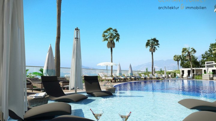 Exklusive Neubauwohnanlage nah zum Meer und mit traumhaften Blick in Kestel, Alanya