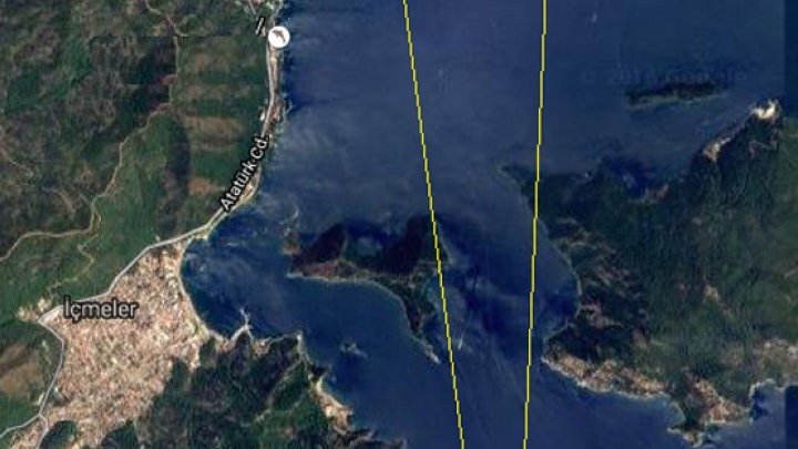 Einzigartiges Baugrundstück für Hotel oder Yachthafen (Marina) in traumhafter Lage in Marmaris