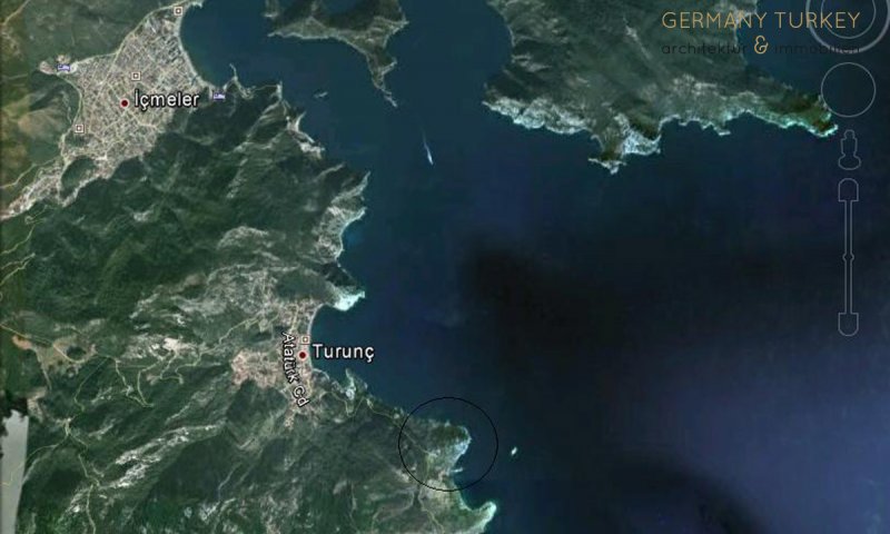 Einzigartiges Baugrundstück für Hotel oder Yachthafen (Marina) in traumhafter Lage in Marmaris