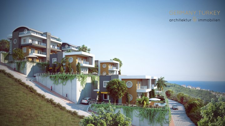 moderne Neubau-Dublexwohnungen